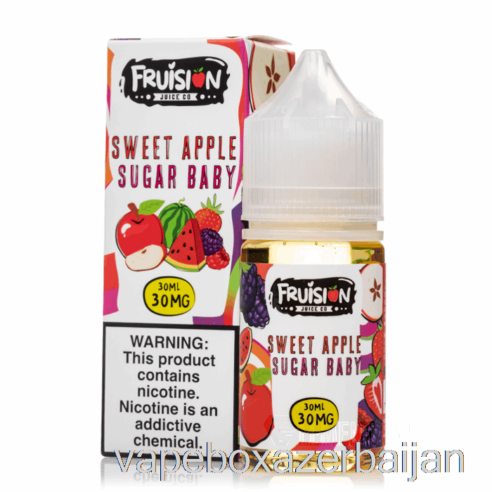 Vape Box Azerbaijan Sweet Apple Sugar Baby - Fruision Salts - 30mL 30mg